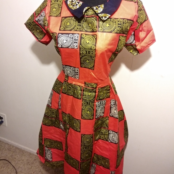 African Ankara Dress - Picture 5 of 6